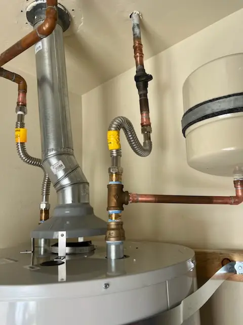 Water heater installation and plumbing repair in Buxton